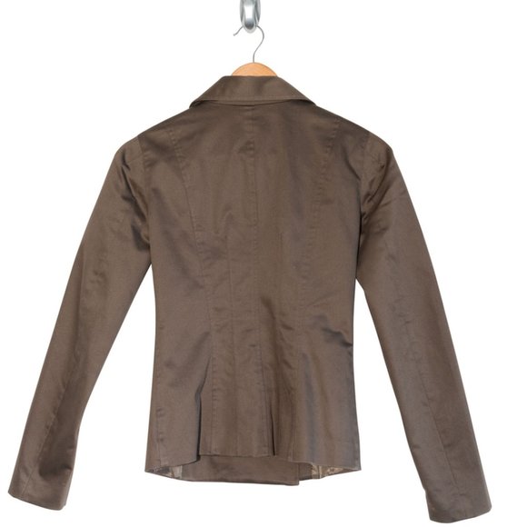 Morrissey Brown Double Breasted Jacket Size 6 - Picture 2 of 2